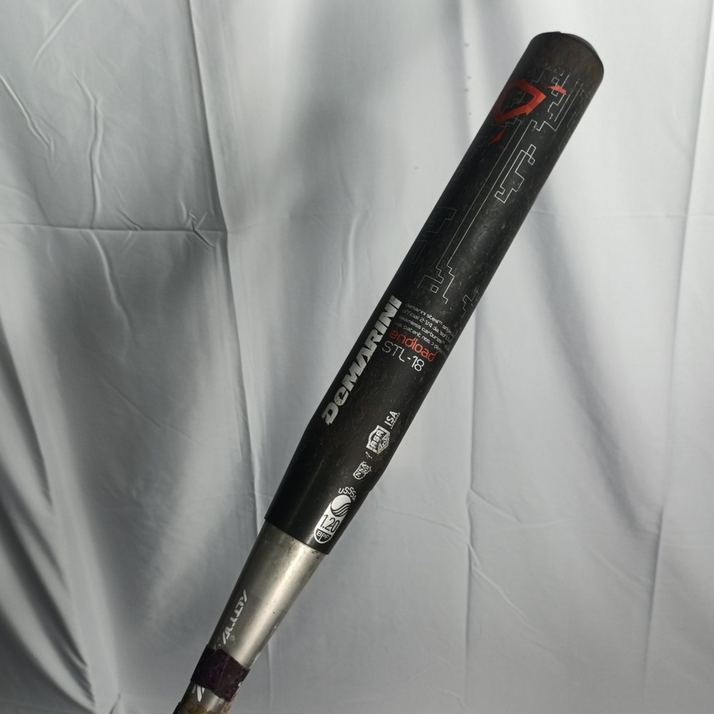 DeMarini Steel STL-18 Slowpitch Softball Bat Endload Singlewall 2-1/4 Dia Black